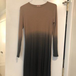 UdelNY Hombre Long Sleeved Midi Dress
